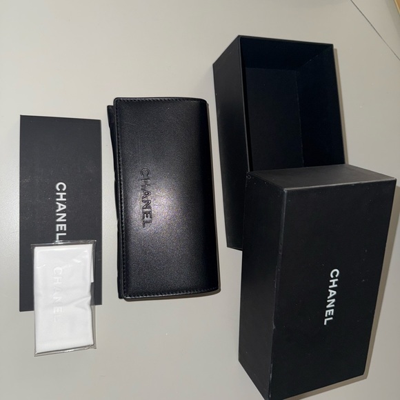 Chanel Black Eyeglass Case Brand New